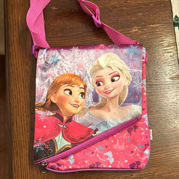 Disney Frozen Pink Crossbody Bag - Picture 1 of 5